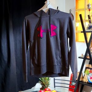 UA Grey and Pink Hoodie